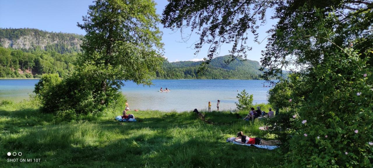 Le Jura En Toutes Saisons Piscine, Spa, Location Vtt, Balades 2Cv, Climatisation Bonlieu ภายนอก รูปภาพ