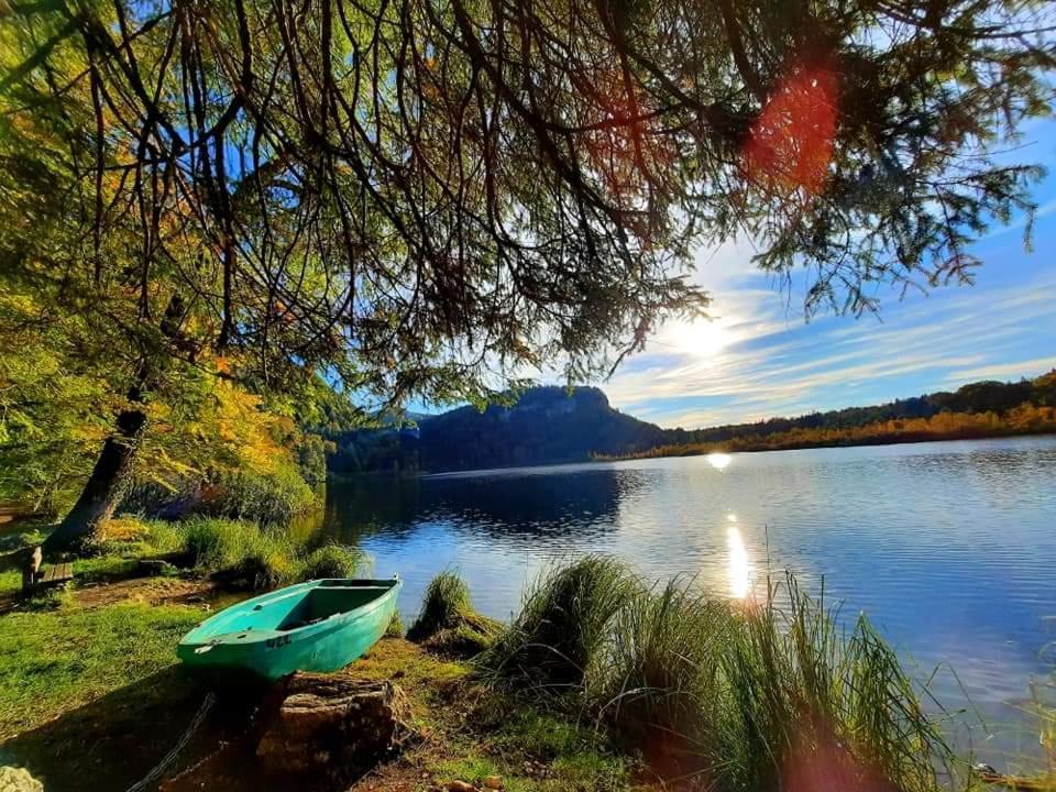 Le Jura En Toutes Saisons Piscine, Spa, Location Vtt, Balades 2Cv, Climatisation Bonlieu ภายนอก รูปภาพ