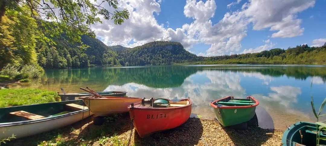 Le Jura En Toutes Saisons Piscine, Spa, Location Vtt, Balades 2Cv, Climatisation Bonlieu ภายนอก รูปภาพ