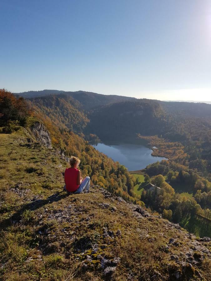 Le Jura En Toutes Saisons Piscine, Spa, Location Vtt, Balades 2Cv, Climatisation Bonlieu ภายนอก รูปภาพ